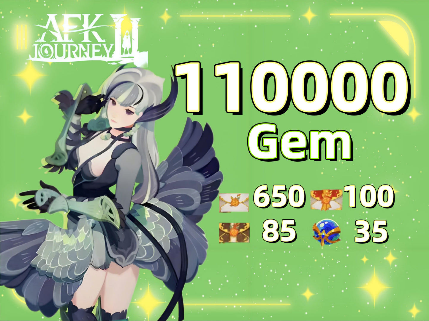 [EN Server] AFK Journey Account: 1300-1500 Pulls Total