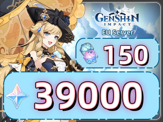 [EU Server] Genshin Impact Account: 39000 Primogems + 150 Draws