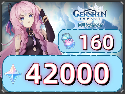 [EU Server] Genshin Impact Account: 42000 Primogems + 160 Draws