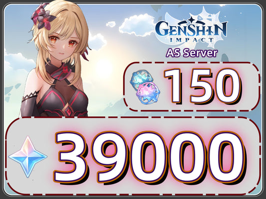 [AS Server] Genshin Impact Account: 39000 Primogems + 150 Draws